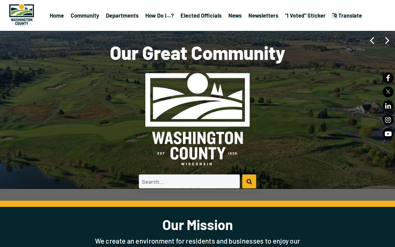 Washington County criminal records government directory
